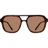 image:imageSteve Madden Womens Female Sunglasses Style Jace Rectangular Milky TortoiseLight Orange 56mm 19mm