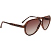 image:imageSteve Madden Womens Female Sunglasses Style Lawson Pilot Milky TortoiseBrown Gradient 59mm 13mm
