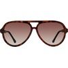 image:imageSteve Madden Womens Female Sunglasses Style Lawson Pilot Milky TortoiseBrown Gradient 59mm 13mm