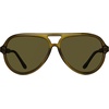 image:imageSteve Madden Womens Female Sunglasses Style Lawson PilotCrystal OliveSolid Green