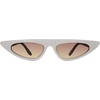 image:imageSteve Madden Womens Female Sunglasses Style Lizo Cat Eye TanGlitterBrown Gradient 51mm 19mm