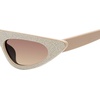 image:imageSteve Madden Womens Female Sunglasses Style Lizo Cat Eye TanGlitterBrown Gradient 51mm 19mm