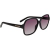 image:imageSteve Madden Womens Female Sunglasses Style Marcelle Square SunglassesBlackSmoke Gradient