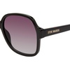 image:imageSteve Madden Womens Female Sunglasses Style Marcelle Square SunglassesBlackSmoke Gradient