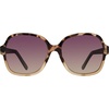 image:imageSteve Madden Womens Female Sunglasses Style Marcelle Square SunglassesMilky TortoiseSmoke Gradient