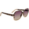 image:imageSteve Madden Womens Female Sunglasses Style Marcelle Square SunglassesMilky TortoiseSmoke Gradient