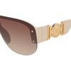 image:imageSteve Madden Womens Female Sunglasses Style Patrix Wrap WhiteBrown Gradient 149mm 18mm