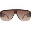 image:imageSteve Madden Womens Female Sunglasses Style Patrix Wrap WhiteBrown Gradient 149mm 18mm