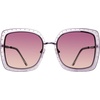 image:imageSteve Madden Womens Female Sunglasses Style Rosalie SquareCrystal PurplePurple Gradient