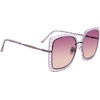 image:imageSteve Madden Womens Female Sunglasses Style Rosalie SquareCrystal PurplePurple Gradient