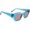 image:imageSteve Madden Womens Female Sunglasses Style Stacia Cat Eye Crystal BlueBlue Gradient 525mm 19mm