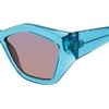 image:imageSteve Madden Womens Female Sunglasses Style Stacia Cat Eye Crystal BlueBlue Gradient 525mm 19mm