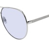 image:imageSteve Madden Womens Female Sunglasses Style Visage Aviator Shiny SilverGlitterBlue 63mm 16mm