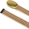 image:imageSteve Madden Womens Gold Buckle Pant BeltBlackTan Multi