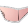 image:imageSteve Madden Womens Jagger SunglassesWhiteSilverRose Mirrored
