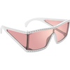image:imageSteve Madden Womens Jagger SunglassesWhiteSilverRose Mirrored