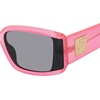 image:imageSteve Madden Womens Jaxon SunglassesCrystal Neon PinkSolid Smoke