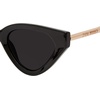 image:imageSteve Madden Womens Kamie SunglassesBlackGoldSolid Smoke