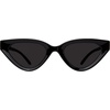 image:imageSteve Madden Womens Kamie SunglassesBlackGoldSolid Smoke