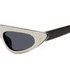 image:imageSteve Madden Womens Lizo Cat Eye Sunglasses SunglassesBlackGlitterSolid Smoke