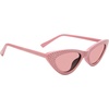 image:imageSteve Madden Womens Lopez Cat Eye Sunglasses SunglassesPinkSilverBrown Gradient