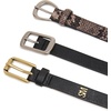 image:imageSteve Madden Womens Steve Madden 3 Pack Women Belts for Jeans Dresses Pants Ladies Waist BeltBlackGrey