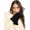image:imageSteve Madden Womens Steve Madden Faux Leather Cinched Opera GloveBlack