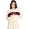 image:imageSteve Madden Womens Steve Madden Faux Leather Cinched Opera GloveBurgundy