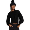 image:imageSteve Madden Womens Wide Cuff Beanie with PomBlack