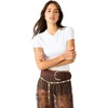 image:imageSteve Madden Womens Wide Faux Suede BeltChocolate
