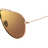 image:imageSteve Madden womens Female Sunglasses Style Maxwell Shield SunglassesShiny GoldSolid BrownGold Logo Mirror