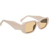 image:imageSteve Madden womens Steve Madden Female Sunglasses Style Daly Rectangular SunglassesOff WhiteLight Brown