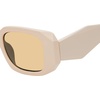 image:imageSteve Madden womens Steve Madden Female Sunglasses Style Daly Rectangular SunglassesOff WhiteLight Brown