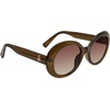 image:imageSteve Madden womens Steve Madden Female Sunglasses Style Isla Round SunglassesCrystal Dark GreenBrown Gradient