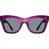 image:imageSteve Madden womens Steve Madden Female Sunglasses Style Manzo Cat Eye SunglassesCrystal PurpleSolid Smoke