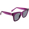 image:imageSteve Madden womens Steve Madden Female Sunglasses Style Manzo Cat Eye SunglassesCrystal PurpleSolid Smoke