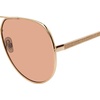 image:imageSteve Madden womens Steve Madden Female Sunglasses Style Visage Aviator SunglassesShiny GoldGlitterSolid Orange