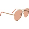 image:imageSteve Madden womens Steve Madden Female Sunglasses Style Visage Aviator SunglassesShiny GoldGlitterSolid Orange
