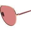 image:imageSteve Madden womens Steve Madden Female Sunglasses Style Visage Aviator SunglassesShiny RosegoldGlitterSolid Dark Pink