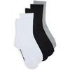 image:imageSTEVE MADDEN 6PK RIB SHORTIE CREW WHITEGREYBLK 6PK 911
