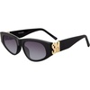 image:imageSTEVE MADDEN Womens Female Sunglasses Style Adriane Cat Eye WhiteSolid Brown 52mm 19mmBlack