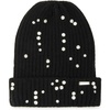 image:imageSteve Madden Beanie and Scarf Embellished Gift Set Black