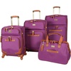image:imageSteve Madden DesignerGepckkollektion 4teiliges SoftsideKofferSet ReiseSet enthlt eine Tragetasche 508 cm Handgepck 61 cm und 711 cm Karierte Koffer Blue One Size TravelPurple