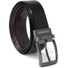 image:imageSteve Madden Mens Reversible Mens Dress Casual Every Day Leather BeltBlackBrown Burnished