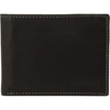 image:imageSteve Madden Mens Slim Leather Wallet with Extra Capacity Attached Flip PocketsBlackAntique