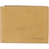 image:imageSteve Madden Mens Slim Leather Wallet with Extra Capacity Attached Flip PocketsTanAntique