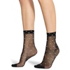 image:imageSteve Madden Womens 2Pk Ditsy Heart Tulle Crew BlackWhite 911