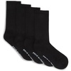 image:imageSteve Madden Womens 4pk Solid Athleisure Crew HcBlack