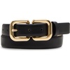 image:imageSteve Madden Womens Everday Double Buckle Pant BeltBlackGold