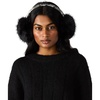image:imageSteve Madden Womens Faux Fur Earmuff With Faux Snakeskin BandChocolate